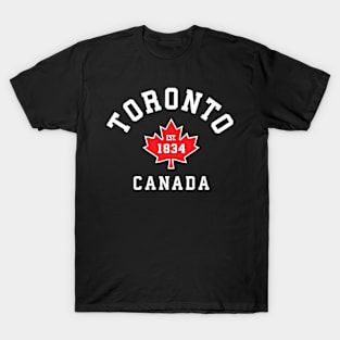 Toronto Canada Canadian Flag Maple Leaf T-Shirt